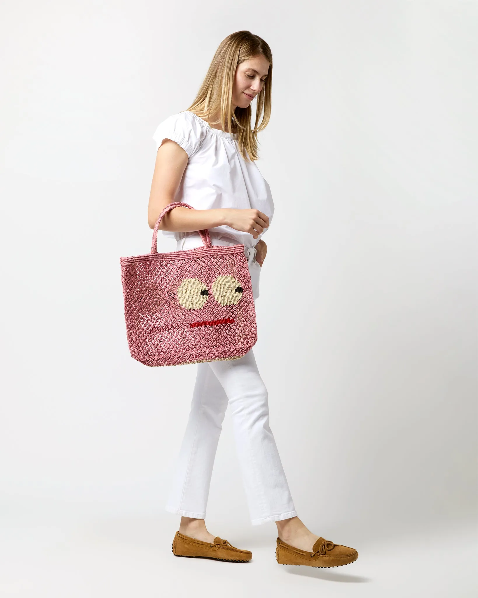 Small Big Eyes Tote in Berry