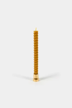 Spiral Beeswax Candles (2 Pack) | Natural