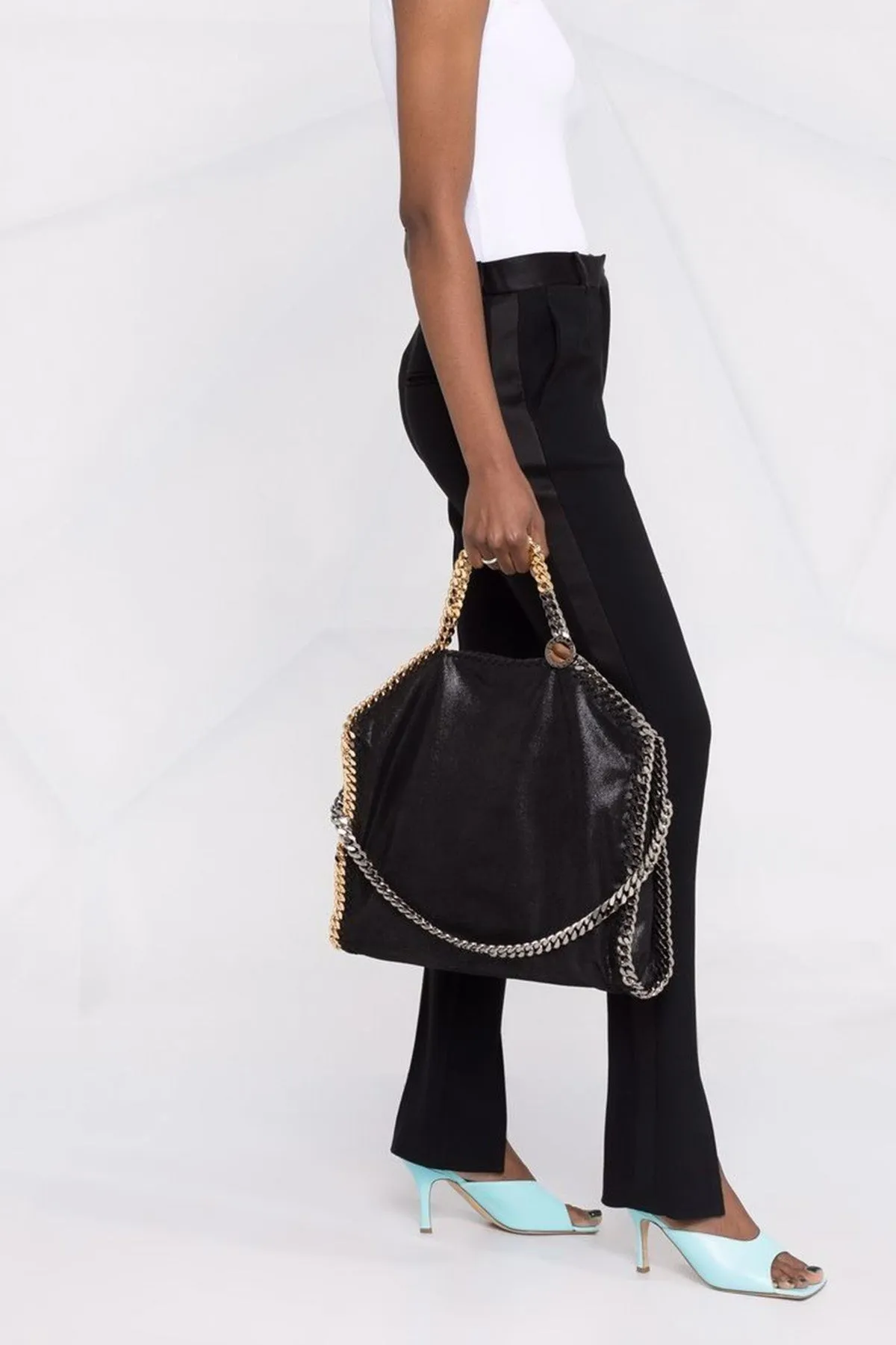 Stella Mccartney Falabella ift Renk Zincir Tote anta