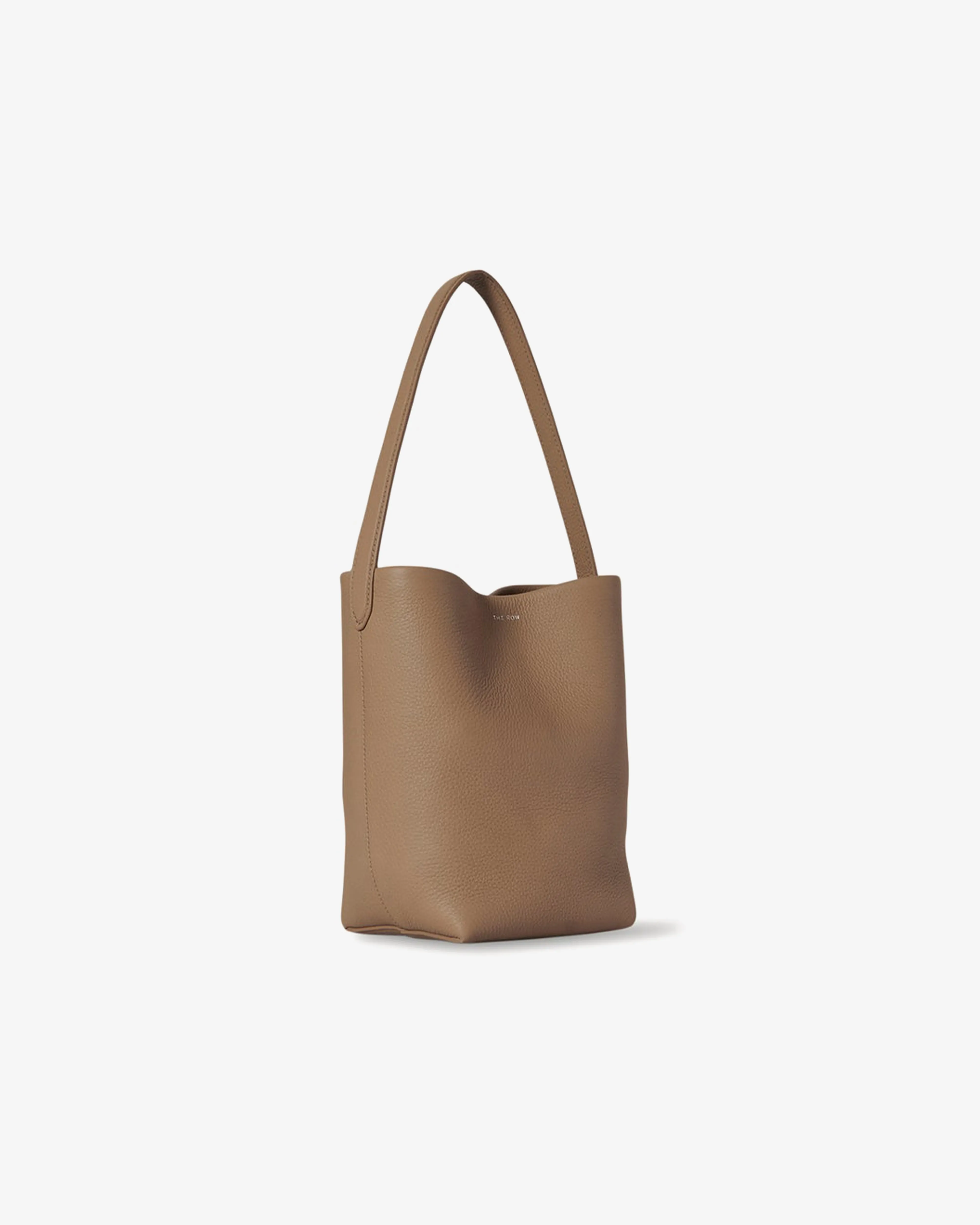 The Row Small N/S Park Tote  Dark Taupe