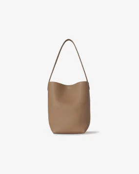 The Row Small N/S Park Tote  Dark Taupe