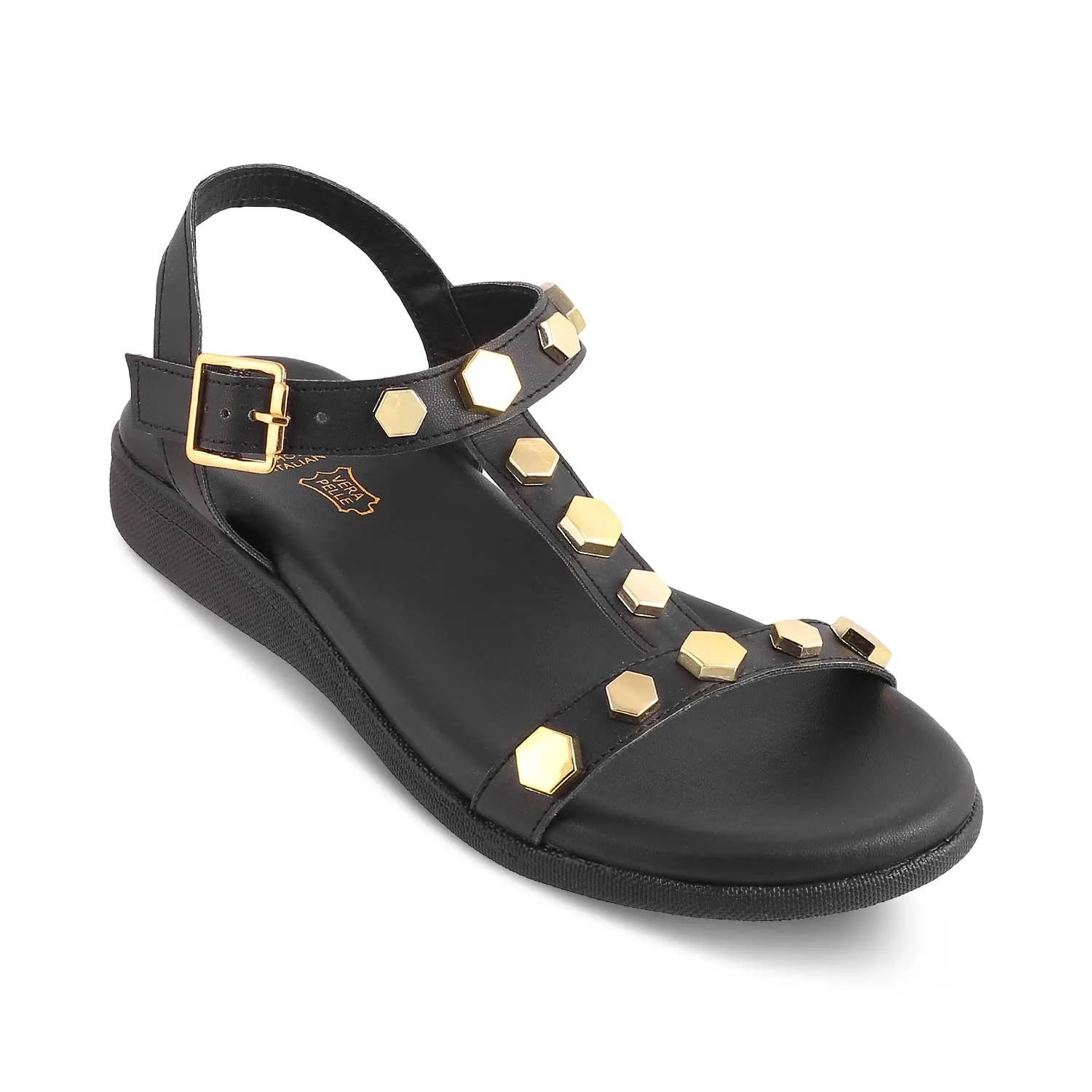 The Stud Black Women's Dress Flats Tresmode