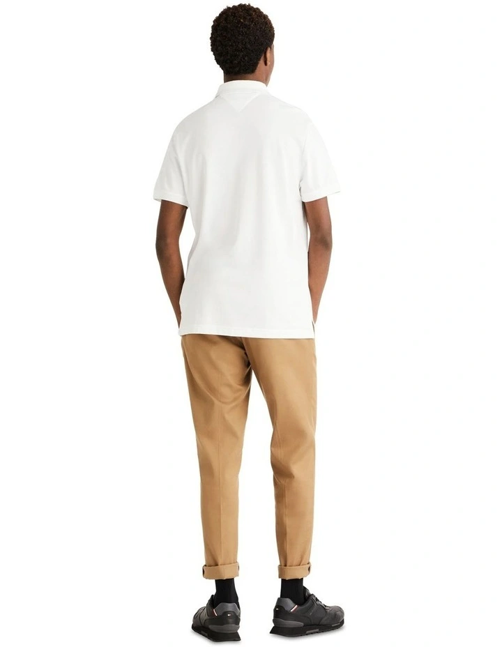 Tipped Regular fit Polo in White