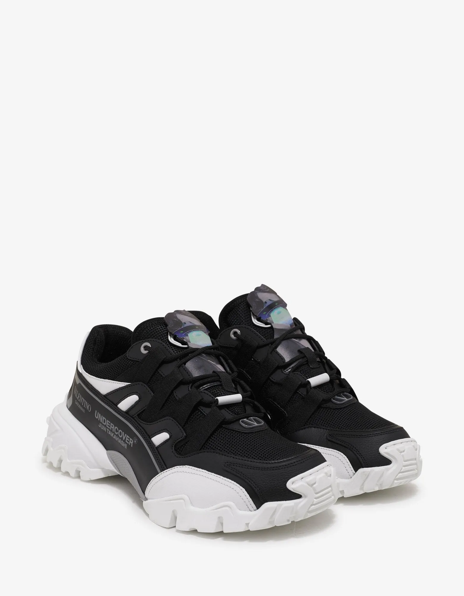 Undercover Black & White Climbers Trainers -