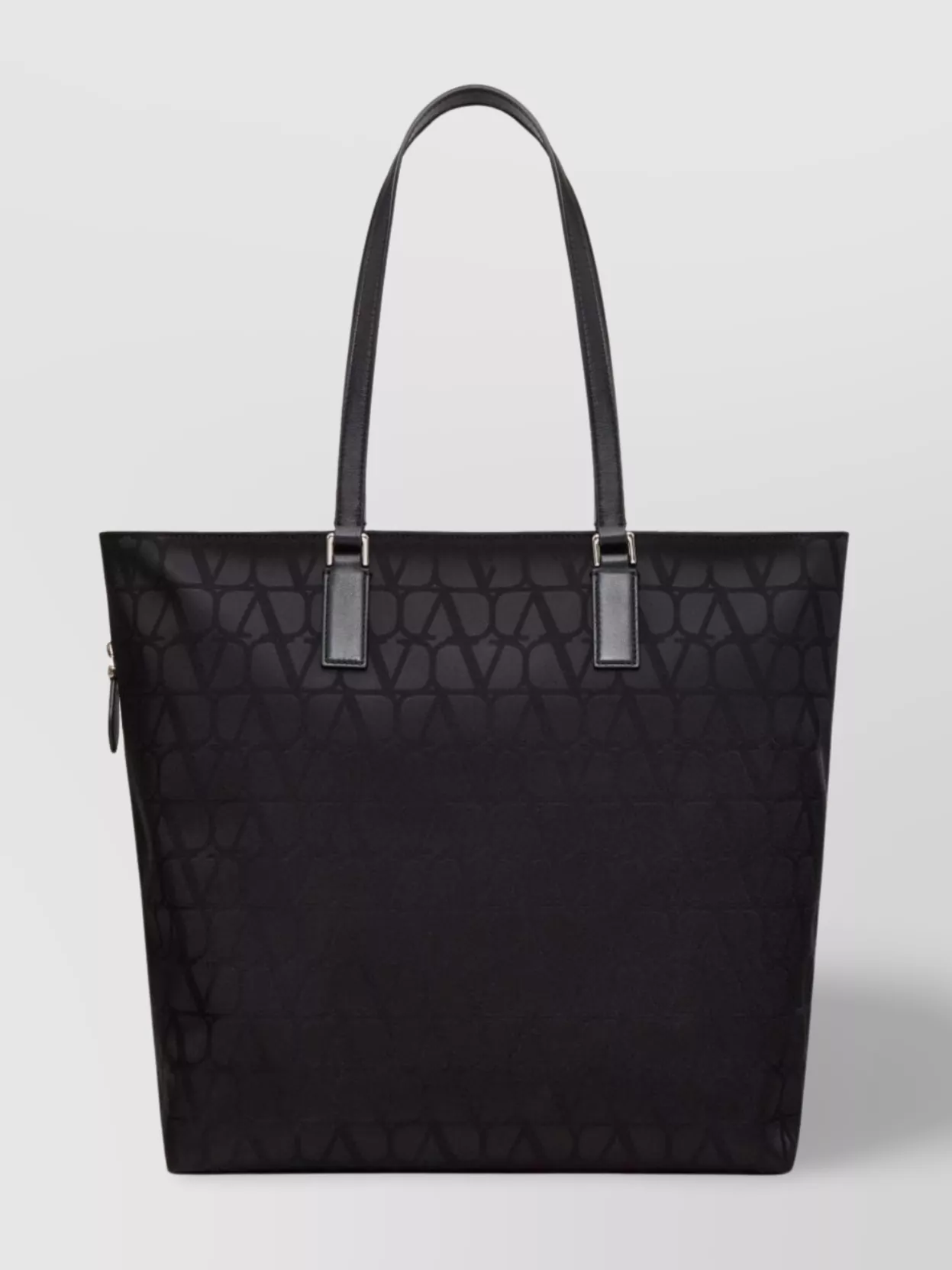 Valentino Garavani   Geometric pattern tote with long handles