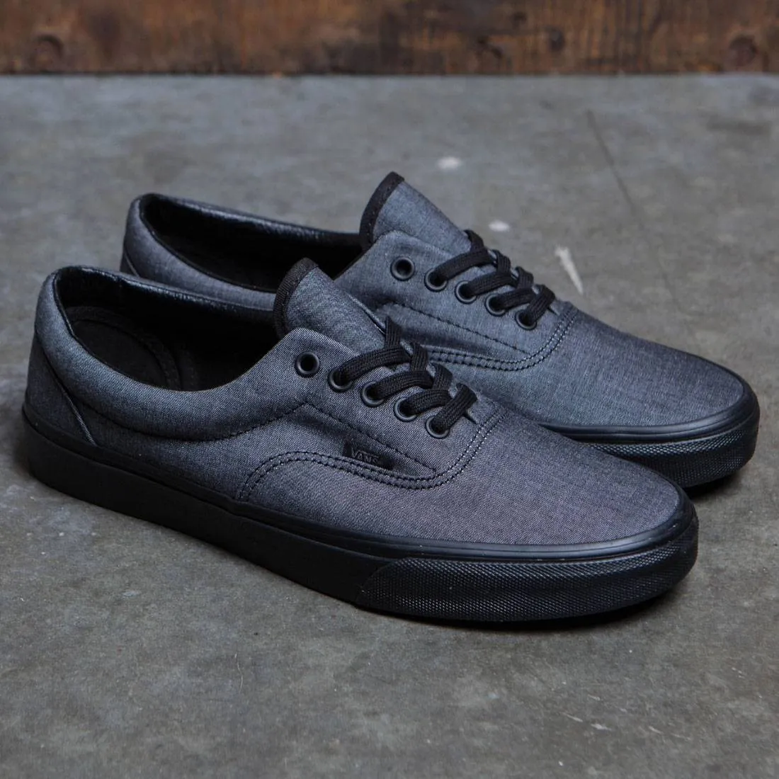 Vans Men Era (black / mono chambray)