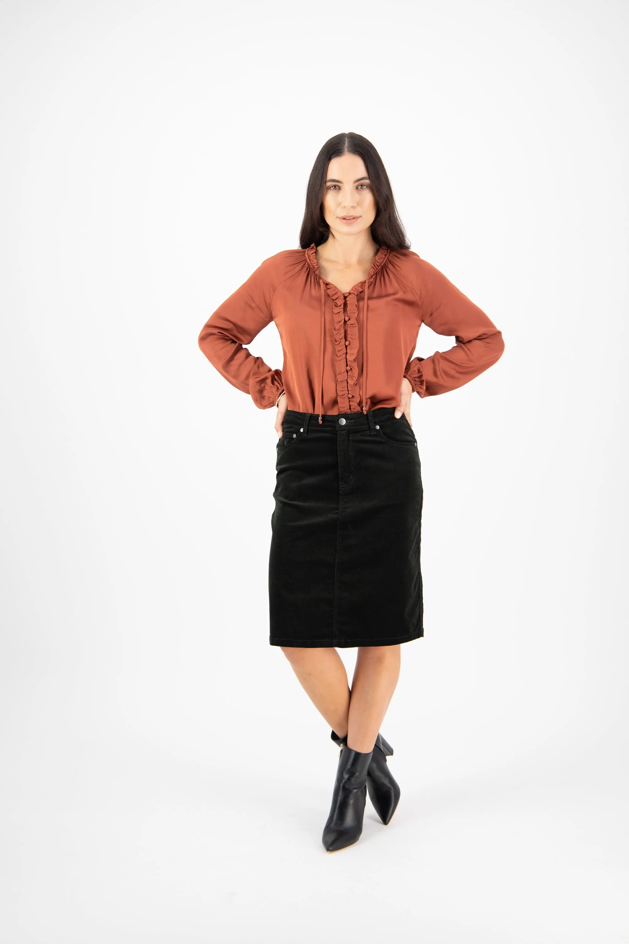 Vassalli Forest Cord Skirt