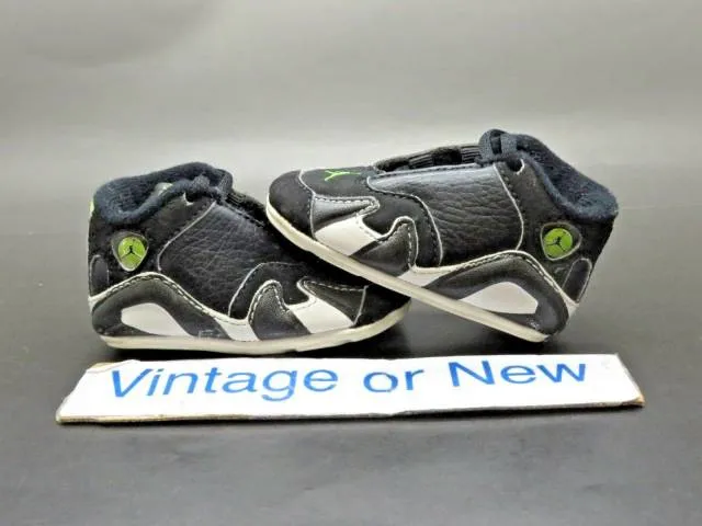 VTG OG Nike Air Jordan XIV 14 Indiglo Toddler Infant Cri...