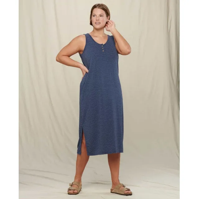 Women's Piru Henley Midi Tank Dress