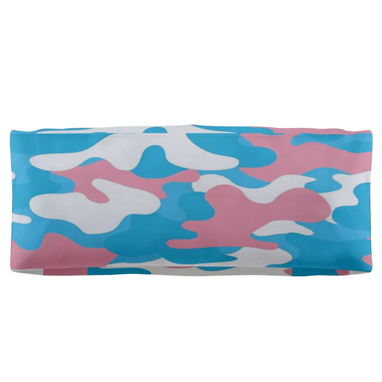 XL Blue Pink White Camouflage Pride Canvas Travel Bag