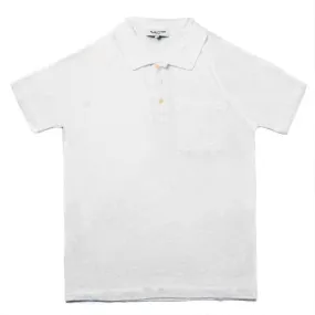 You Must Create Linen Polo Tee